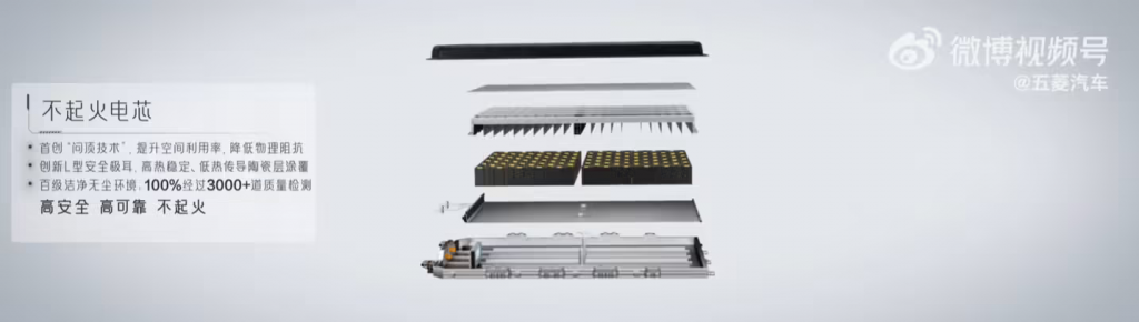 五菱推出“神炼电池”技术