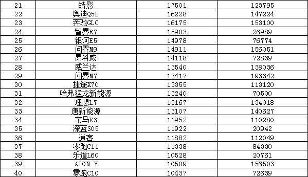 2024年12月汽车销量揭晓